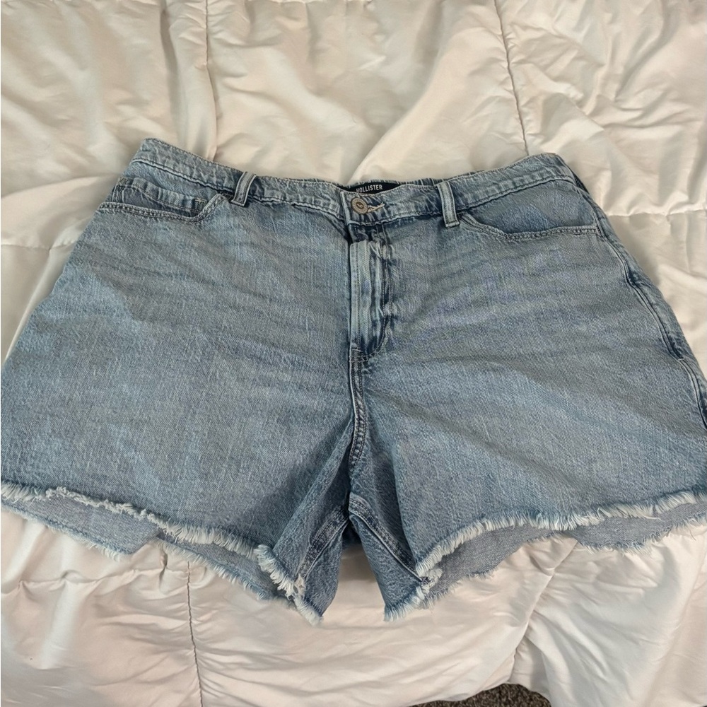Hollister Light Blue Jean Shorts